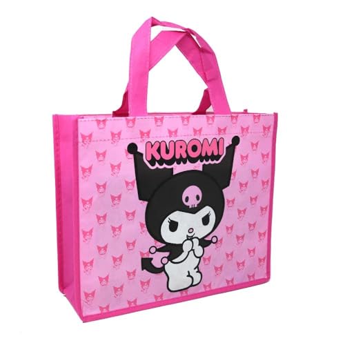 Hello Kitty Kuromi Medium Eco Friendly Non Woven Tote Bag with Hangtag Fast Forward Tote Pink