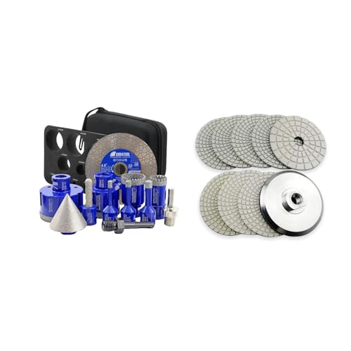 Kit de brocas diamantadas SHDIATOOL para porcelanato y mármol miniatura 1