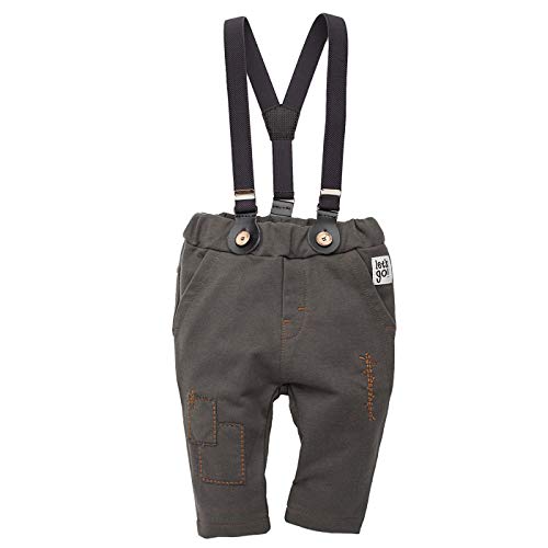 FLIKEFASHION-PINOKIO Old Cars Baby-Mädchen Jungen Bequeme Hose mit Hosenträgern, elastisch an der Taille, 100% Baumwolle, Hergestellt in EU