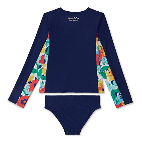 Image of Speedo Girl's Uv Swim Shirt Long Sleeve Rashguard Set