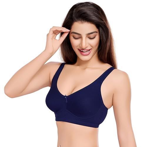 Image of juliet Women's Non Padded Solid Minimizer Bra Grey Rose
