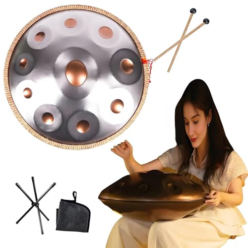 �n���h�p���h���� ��l�p - 9/10/12�� 22�C���` �X�`�[���n���h�p���Ŋy�� �L�����[�o�b�O�t�� �n�[���j�b�N�n���h�h�����y�� �ґz ���K �T�E���h�q�[�����O�p(Gold+Silver,432HZ/9Note)