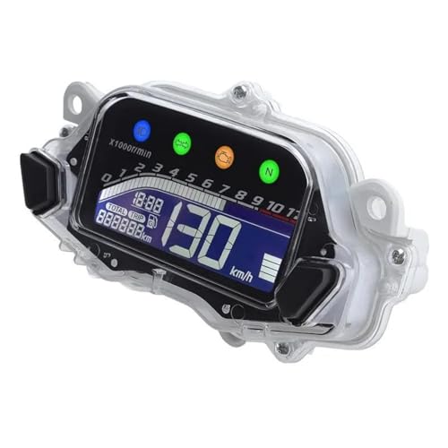 バイク スピードメーター バイク用デジタルダッシュ 多機能LCD計器パネル ダッシュボードアクセサリー に適合する タイタン CG160 CG150 オートバイ用走行距離計