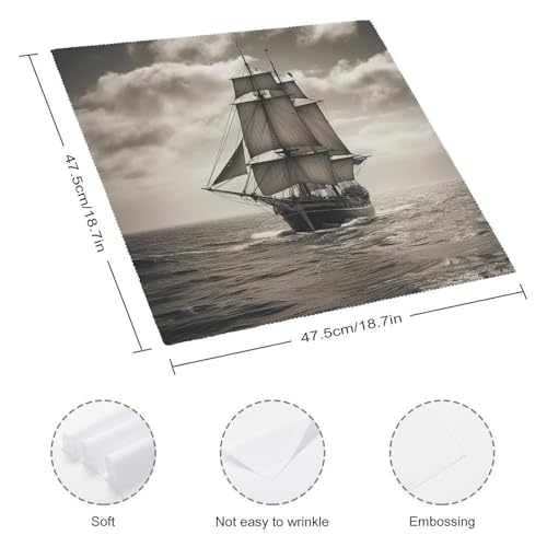 Servilletas de Tela Decorativas Náuticas 2 Unidades miniatura 2