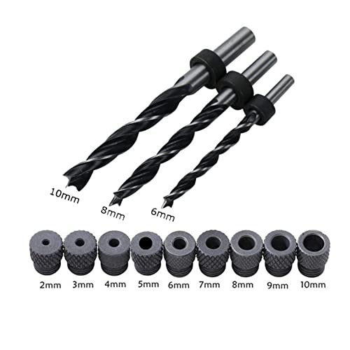 Kit perçage de poches en acier robuste pour assemblages bois parfaits