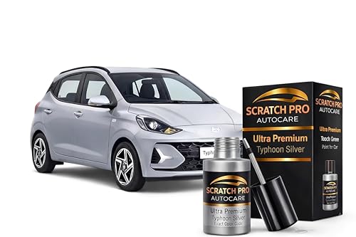 Image of HYUNDAI GRAND i10 NIOS Colors| 2K Paint Technology | Exact Color Match | Car Scratch Repair Paint | Automotive Touch Up Paint | Quick Dry | 12ml (Typhoon Silver (T2X))