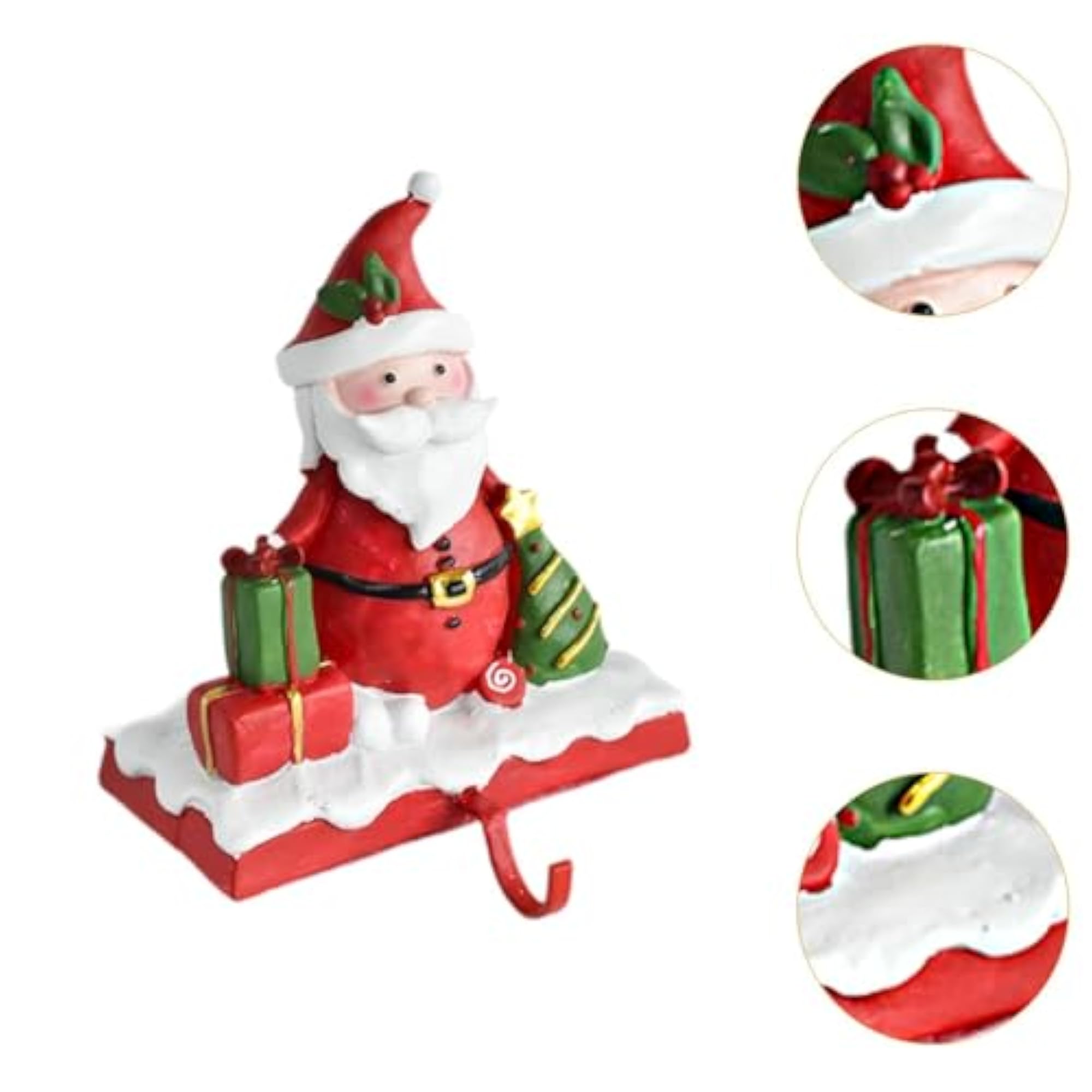 Christmas Statue Collection Stocking Hook for Decor