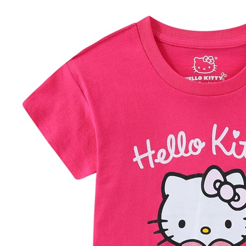 Image of Hello Kitty Sanrio Girls Short Sleeve T-Shirt for Toddlers and Big Kids