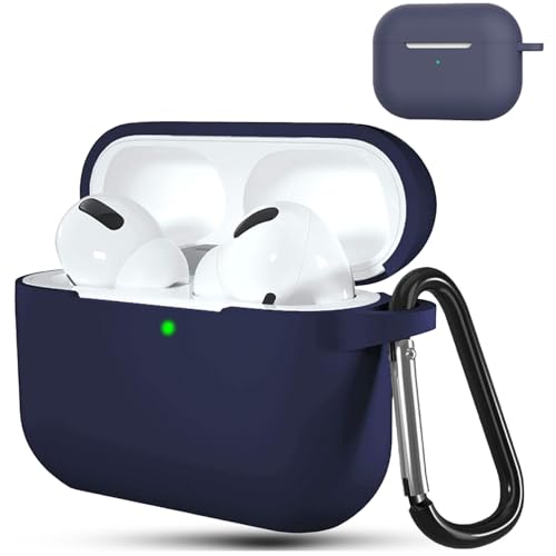 BOOLINN For airpods pro 3 �P�[�X �S�ʕی�J�o�[ �t��V���R�� �����Ռ��z���J�o�[ ����~�� �y�� ���� �h�o �L�Y�h�~ �[�d�Ή� �����h�~ ���s �J���r�i�t�� airpods pro3 �Ή� �ی�P�[�X(�u���[)