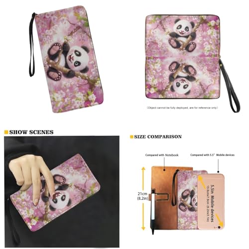 Lotusorchid 2 Pcs Large Tote Handbag with PU Wallet, Women Hand bags Purses, Top Handle Bag Satchel Shoulder Bag3