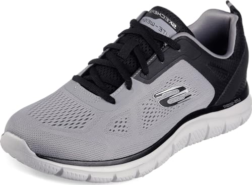 Preisvergleich Produktbild Skechers Herren Track Broader Oxford, Grau / Schwarz, 46 EU Weit