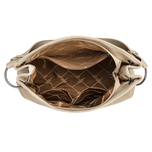 Image of Wrangler Hobo Bags for Women Vegan Leather Top Handle Shoulder Purses and Handbags