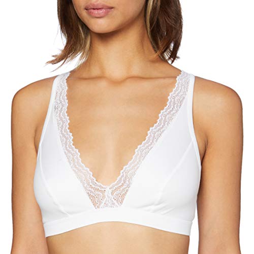 Preisvergleich Produktbild Calida Damen Cotton Beauty BH, Weiss, XS