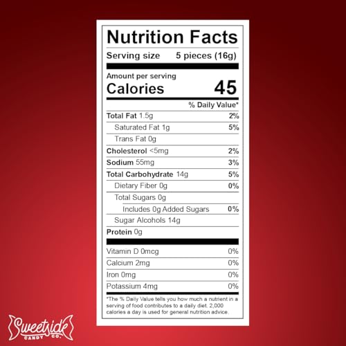 Original Caramel Hard Candies, 2 Pack of Individually Wrapped Sugar Free Hard Candy 7.7oz Each, Ideal Hard Candy for Holiday Treats, Perfect Caramel Candy for Sharing or Stocking Up - image 2