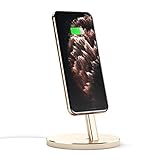 Satechi Aluminum Desktop Charging Stand for iPhone X, 8 Plus, 8, 7 Plus, 7 and more (Gold)