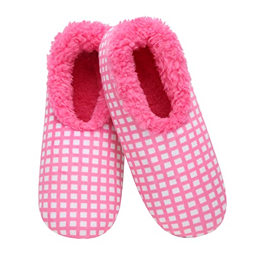 Image of Snoozies Slipper Socks for Women Indoor, Cozy Sherpa-Lined Womens Slippers Non-Skid, Ladies Gifts