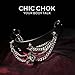 C CHIC CHOK YOUR BODY TALK Punk Genuine Leather Choker Necklace Stainless Steel Skull Breathless Choker Collar Gothic Slip Chain Necklaces for Women Men