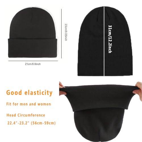Facecozy Satin Lined Beanie Hats for Women Soft and Warm Winter Hats for Women Men Slouchy Beanie Hat (Beige) — view 4