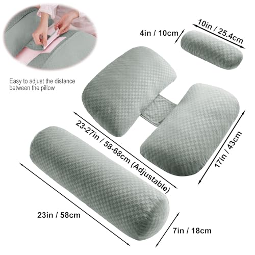 TokSay Almofadas de gravidez para dormir, 4 peças de travesseiro de maternidade para mulheres grávid
