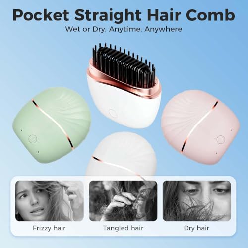 Mini plancha de pelo recargable inalámbrica 2 en 1 miniatura 3