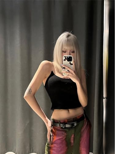 Invisible Strap Tank Tops Y2k Aesthetic Sexy Tank Tops for Women Thin Strap Tank Tops2