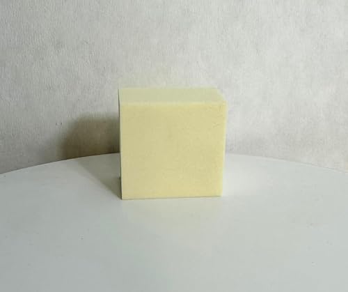 High Density Rigid Polyurethane CNC & Modeling Foam - 8lb/ft3 (Yellow, 12" x 12")