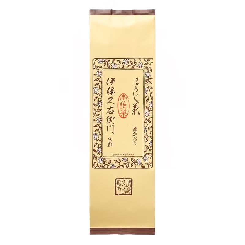 Image of ITOHKYUEMON KYOTO Uji Hojicha MIYAKOKAORI, 0.33 lb Roasted Green Tea Japanese Loose Leaf Tea JAPAN