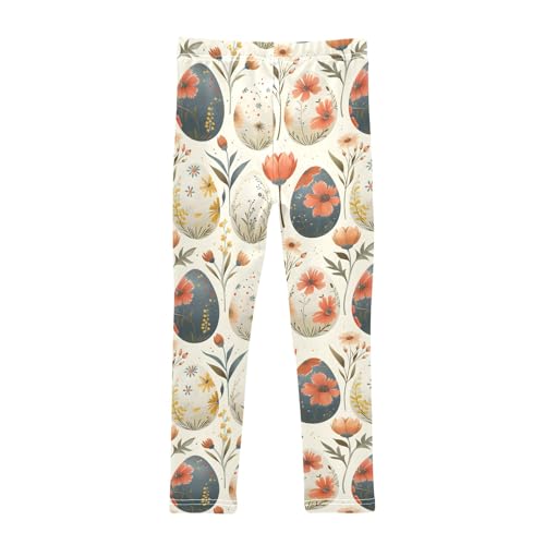 Elegant Egg Tile Girls Leggings Athletic Pants Tights Stretch Bottom2