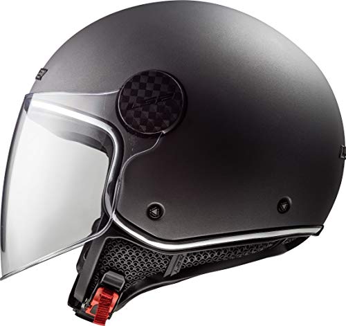 LS2 Casque moto OF558 SPHERE LUX MATT TITANIUM, Titanium, S