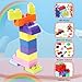 FlatGoat Building Blocks 208 Piece Set Compatible with All Major Brands, Classic Big Bricks for Kids Toddlers, STEM Large Building Toys with Gift Box for Boys Girls Ages 3 4 5 6 7 8+