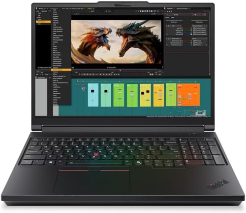 Image of New ThinkPad P16 Gen 3 Mobile Workstation Laptop 16″ 4K UHD+ Display 20-Cores Ultra 7 255HX 128GB DDR5 4TB SSD RTX PRO 2000 Blackwell GDDR7 Graphic Webcam Number Pad Copilot Key Thunderbolt Win 11 Pro