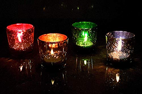 eSplanade Tealight Holders/Tealight Candles Holders Christmas Festival Lights (Smaller - Set of 4) - Image 3