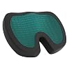 Amazon Basics Comfortable Seat Cushion & Lumbar Support for Office Chairs, Gel Enhanced Memory Foam, Non-Slip, Cooling, Portable, Pack of 2, Rectangular, Black