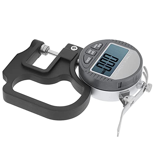 Calibrador digital de espesores de 0 a 12,7 mm, medidor portátil para papel, película, tela y cinta, pantalla LCD grande, material de aleación de zinc, herramienta de medición de alta precisión miniatura 7