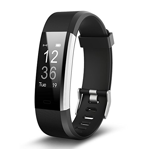 Fitness Tracker with Heart Rate Monitor, Lattie Smart Watch Activity Tracker Pedometer Sports Bracelet with Sleep Monitor Step Calorie Counter Wristband for Android and iOS Smartphone