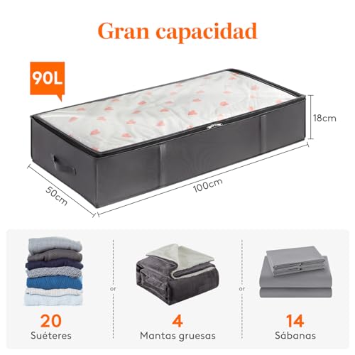 Lista de Cajas y arcones de almacenaje los 10 mejores. 5 Cajas y arcones de almacenaje marca Lifewit (2)