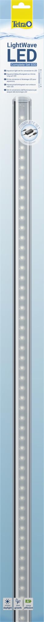 Tetra LightWave Set 830 Éclairage LED Aquarium | Éclairage LED performant | Lumière naturelle | Favorise croissance des plantes | Installation facile