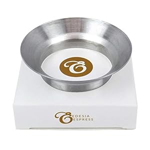 EDESIA ESPRESS – 58 mm aluminium doseertrechter voor koffiemolen – espresso-opvangring voor filterhouder