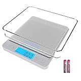 Juntai Digital Kitchen 500g/0.01g Mini Pocket Jewelry Scale,with Backlit LCD Display, Peeling and...