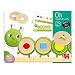 Goula Mental Game of the Caterpillar OLI Shapes and Wood Colours, Multicolor (53477)