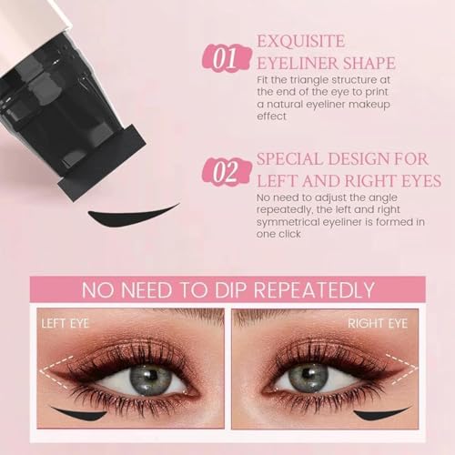 Delineador de ojos plegable con sello y lápiz gel miniatura 3