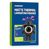 HARTWII 100Pack Matte Legal Size Laminating Sheets 9