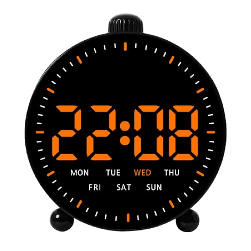 Image of Niyam Countdown Timer LED Digital Alarm Clock with Stopwatch Large Display Bedside Desk Clock for Home & Office (Black RD9013)