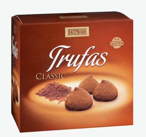 Truffes classiques au cacao Hacendado Boîte de 250 g – Lot de 6