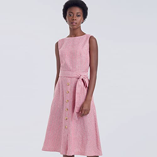 Patron Simplicity R10593 robe chic dos croisé haut de gamme