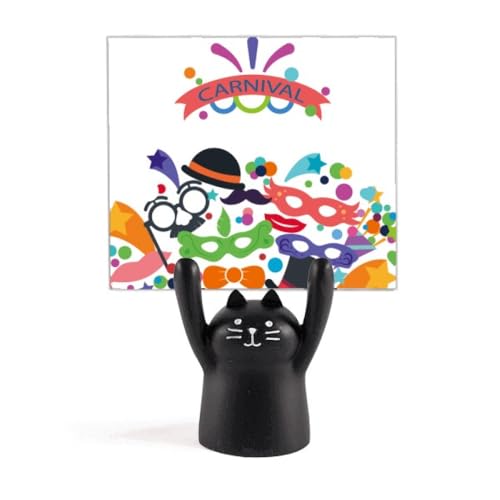 Support pour lunettes chat noir : finies les montures perdues