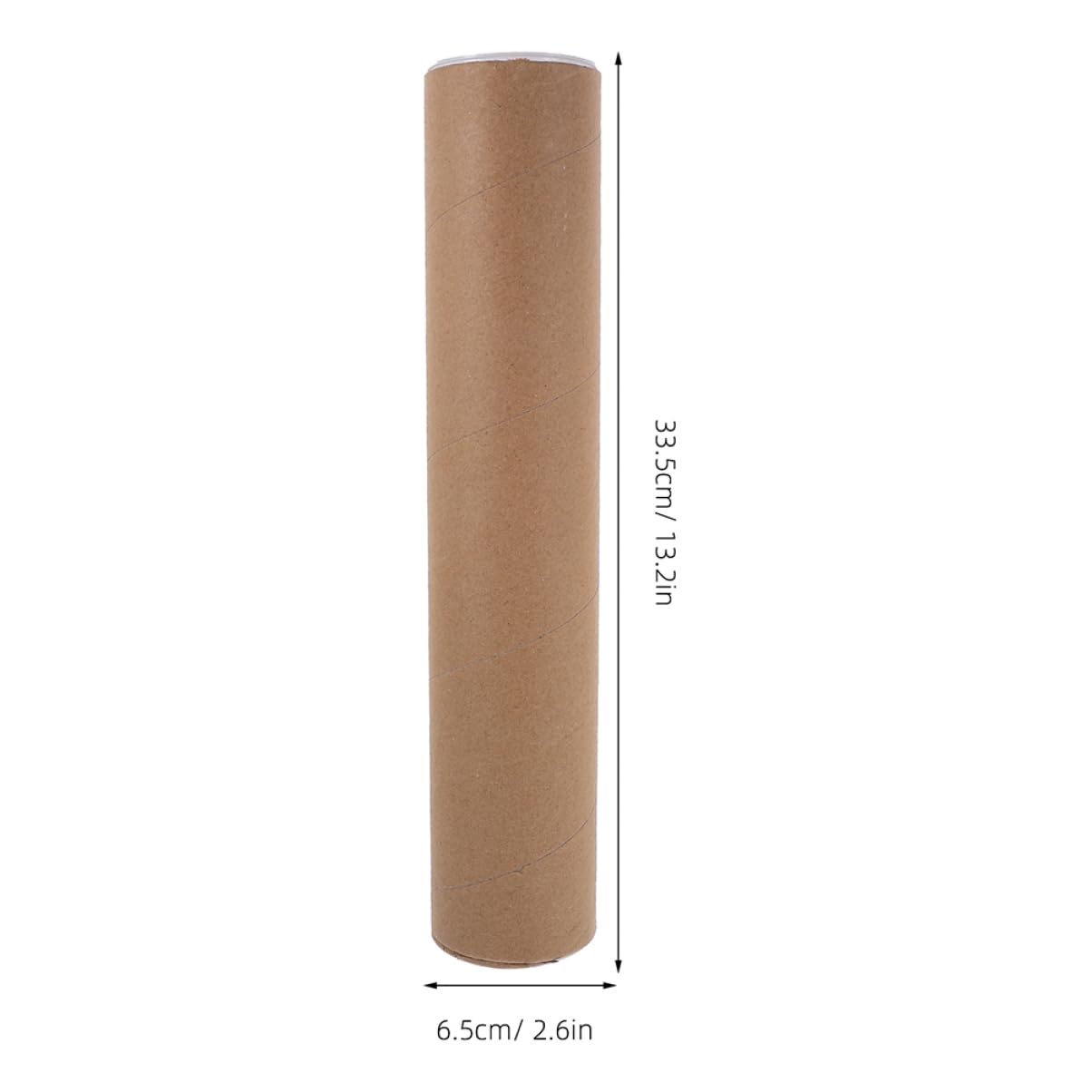 Operitacx Mailing Tubes Caps Cardboard Roll for Shipping Storing Poster Storage Tube Organizer for Personal Professional Use