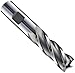 Union Butterfield 5110223 High Speed Steel (HSS) Square Nose End Mill, Inch, Weldon Shank, Uncoated (Bright) Finish, 3 Flutes, 2.4375" Overall Length, 1/4" Cutting Diameter, 3/8" Shank Diameter