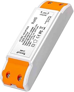 LED Transformer, LED Power Supply 0-24W LED Driver Adapter 12V DC 2A - Constant Voltage for LED Strip Lights and G4, MR11, MR16 LED Light Bulbs (24W)