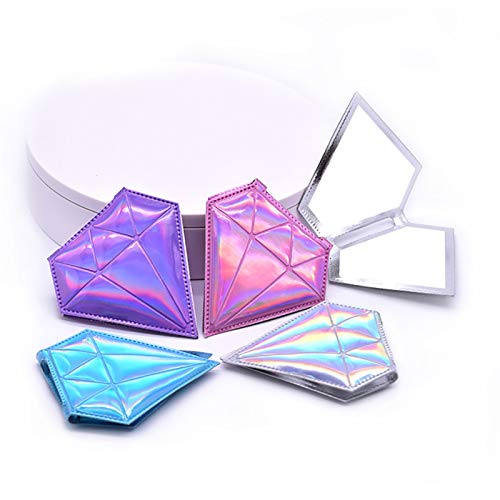Espejo de maquillaje SUNESA forma diamante 4 piezas miniatura 3